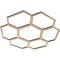 Ekena Millwork Florin Wood Fretwork Pierced Ceiling Medallion, Alder, 16"OD x 5 5/8"ID x 3/8"T CMWP16X16X0375FOAL - alternate 5